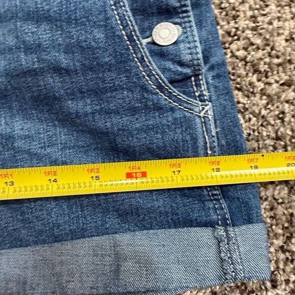 Old Navy Short Jean Overalls Straight 90s Medium Wash Denim Small - Picture 7 of 7